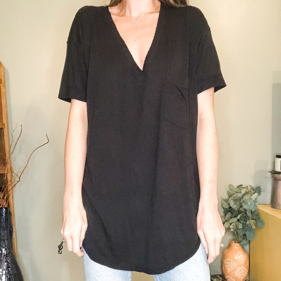 Free People | Everyday Tunic Tee | Black | XS - Picture 5 of 6